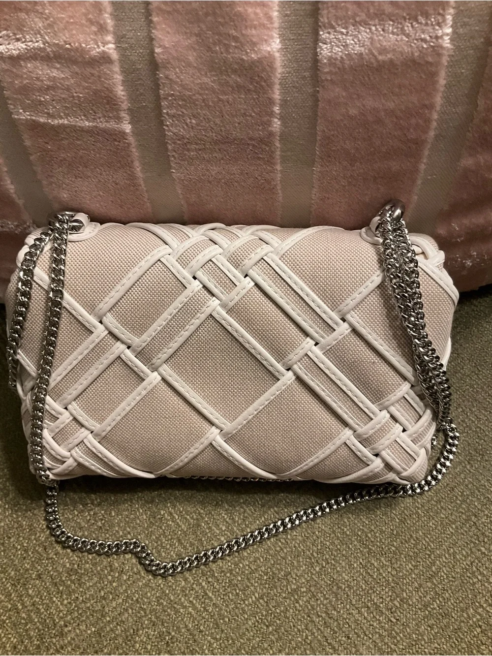 Tory Burch Mini Kira Canvas Crossbody Bag